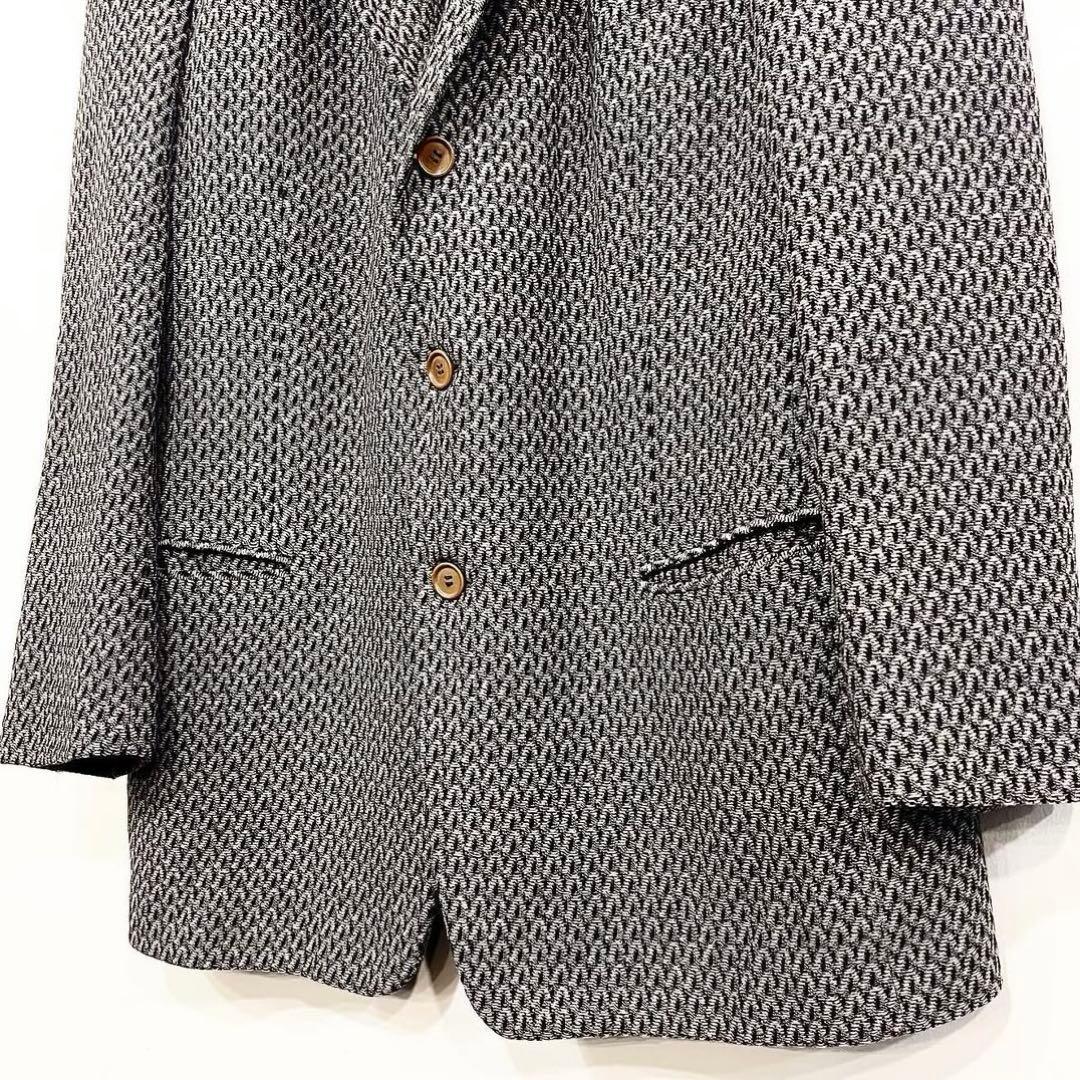 ジャケット・アウター 80s GIORGIO ARMANI tweed tailored jacket