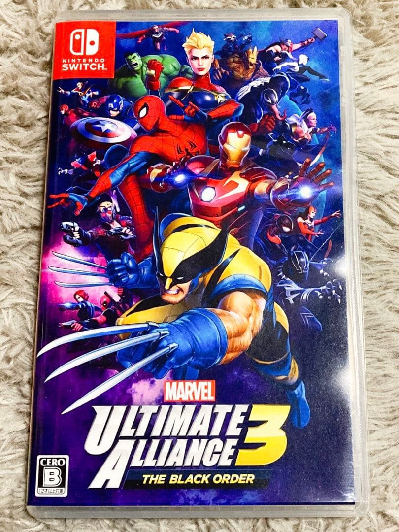 任天堂switchマーベルアルティメットアライアンス3レディース（動作確認有り）