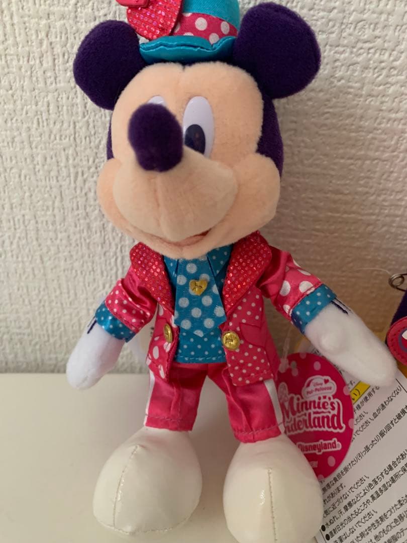 ディズニーパルパルーザ　ミニーのファンダーランド ぬいぐるみバッジ3体セット