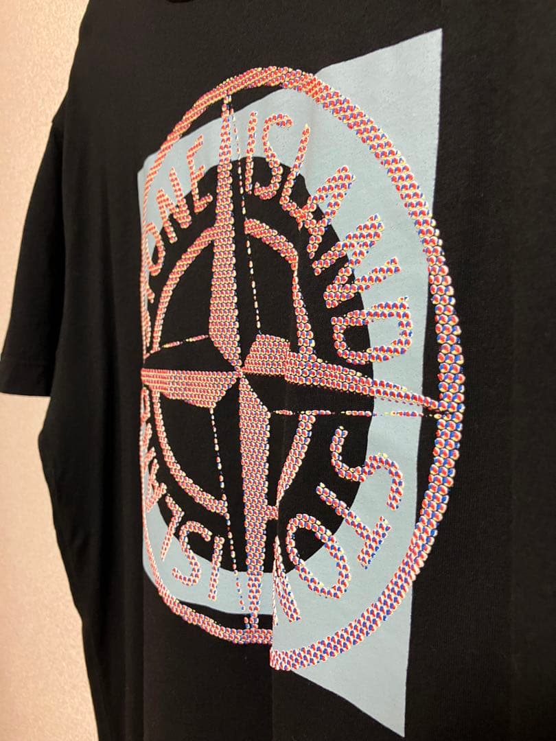 ストーンアイランド　コンパスロゴ　Tシャツ