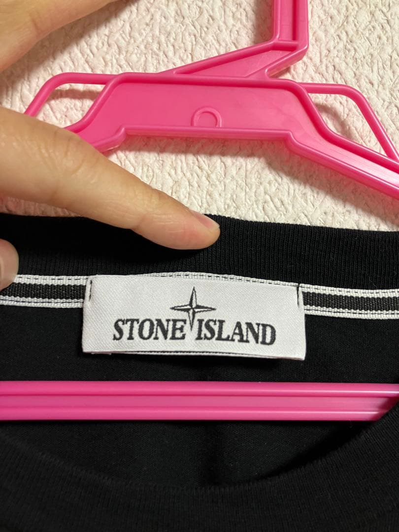 ストーンアイランド　コンパスロゴ　Tシャツ
