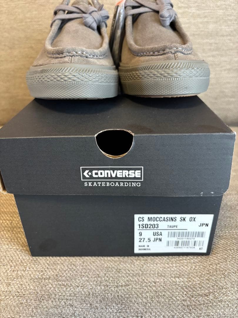 converse コンバース　モカシン1SD203 トープ 27.5㎝
