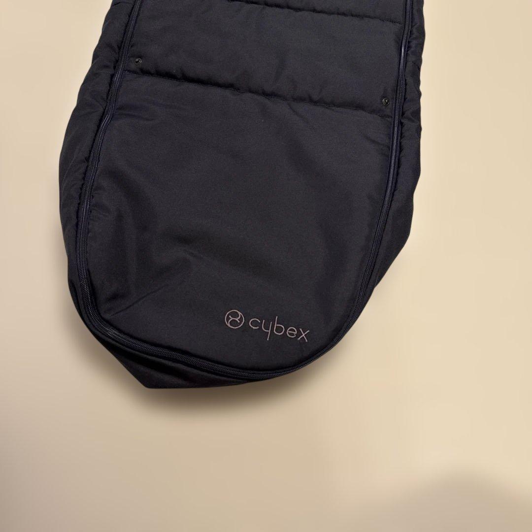 ayu ！cybex ベビーカー用フットマフ　ネイビー