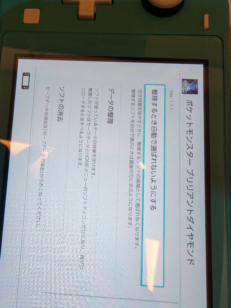 Nintendo Switch Lite ポケモンBDSP1.1.1ソフト付き