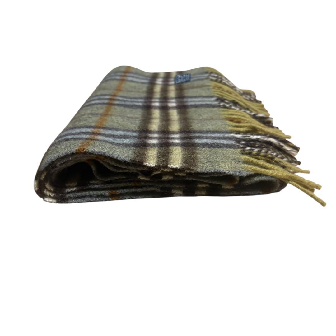 Burberry’s バーバリー マフラー ノバチェック カシミヤ イエロー