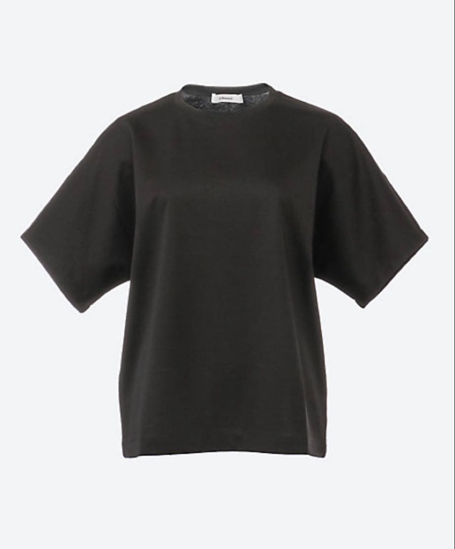 ebure ピュアオーガニックバイオクルーネックカットソー 白 黒 2枚セット
