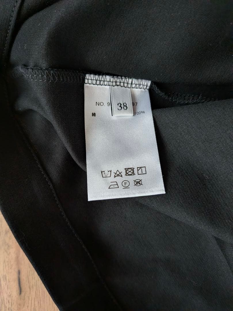 ebure ピュアオーガニックバイオクルーネックカットソー 白 黒 2枚セット