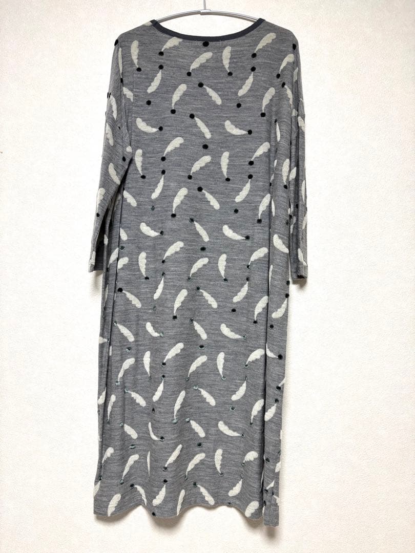 mina perhonen feather seed ニットワンピース