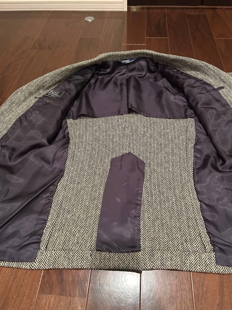 【希少POLOby Ralph Laurenパターンオーダーヘリンボンジャケット