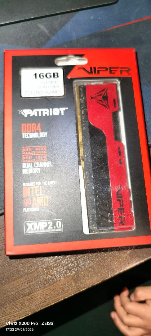 Patriot Viper DDR4 16GB(8GB×2)