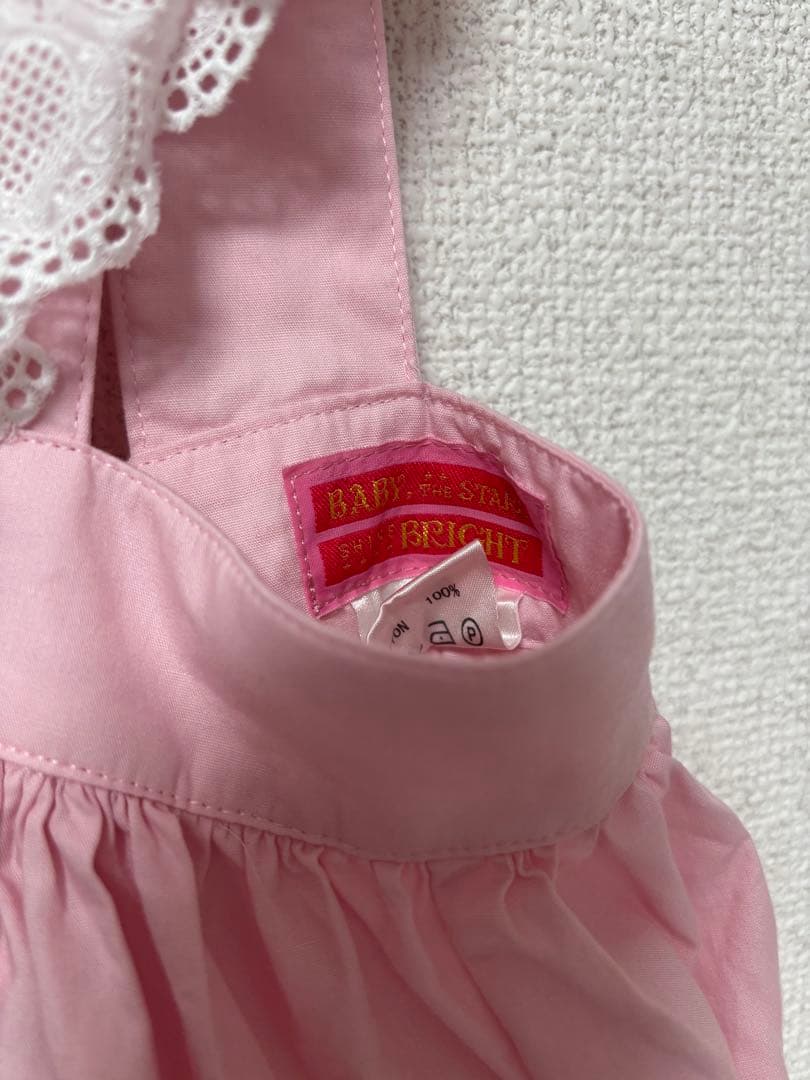 3/7まで♡BABY♡ハートエプロンピンク