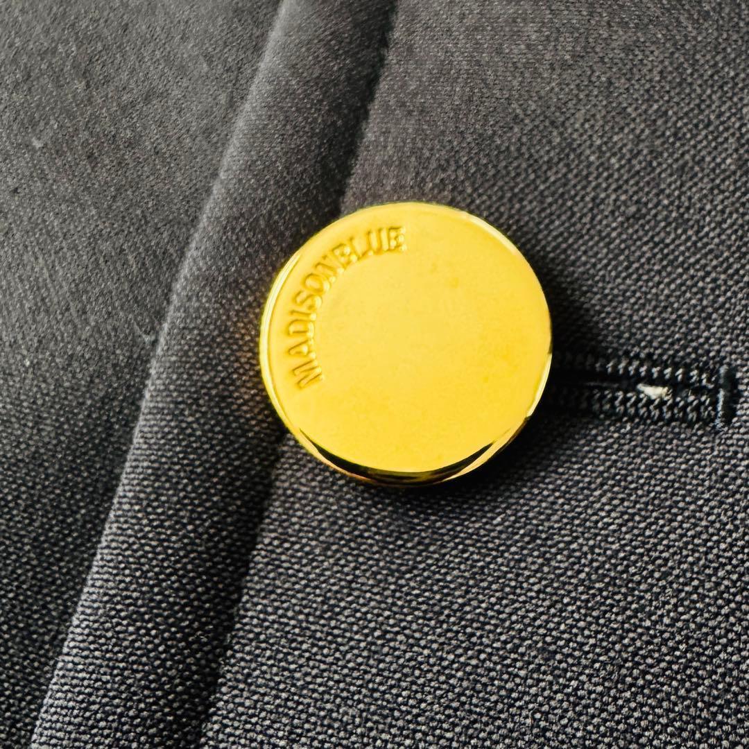マディソンブルー タグ付未使用✨W6Bプレストジャケット 紺ブレ 金ボタン