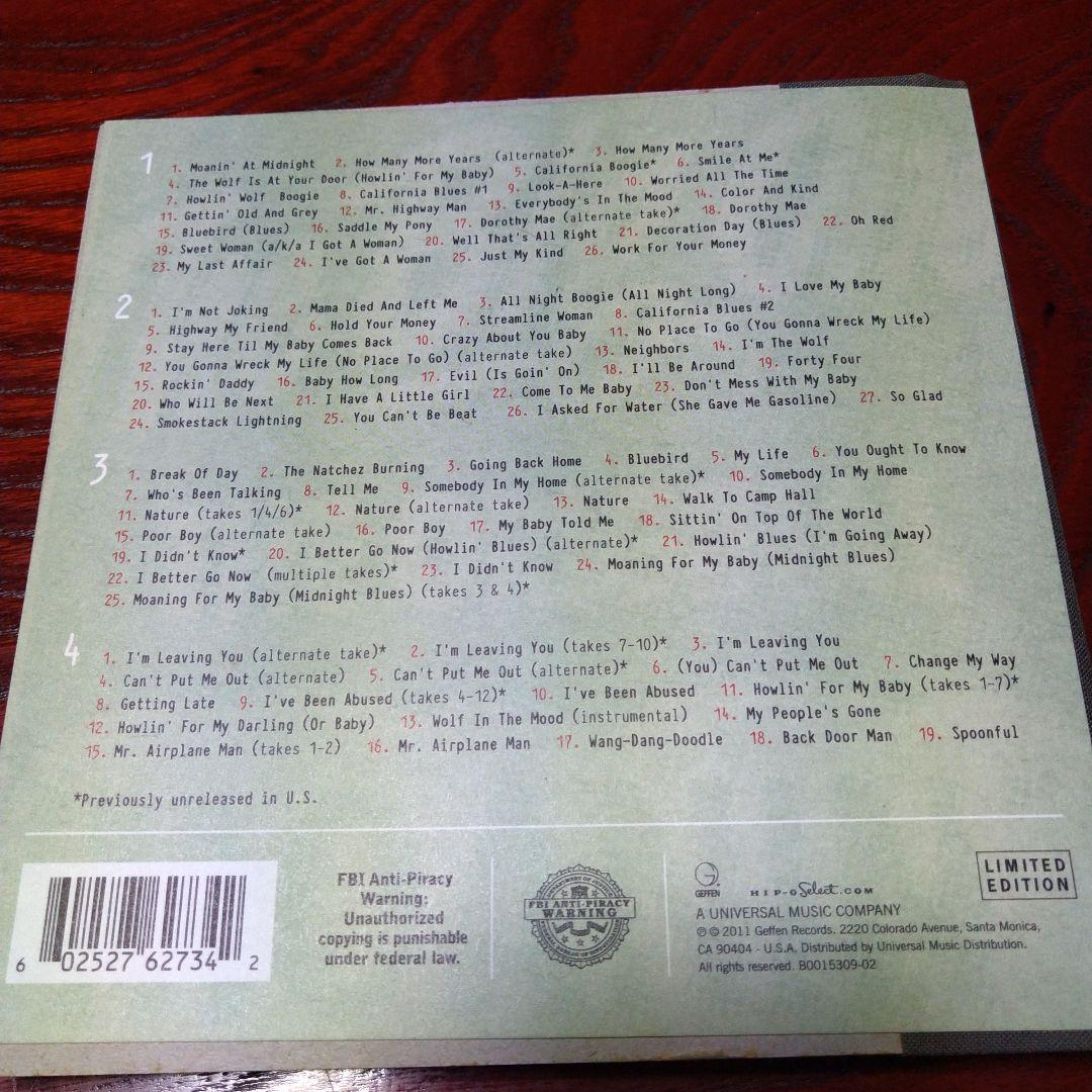 ハウリン・ウルフ　コンプリート・チェス・マスターズ 1951-1960　4CD