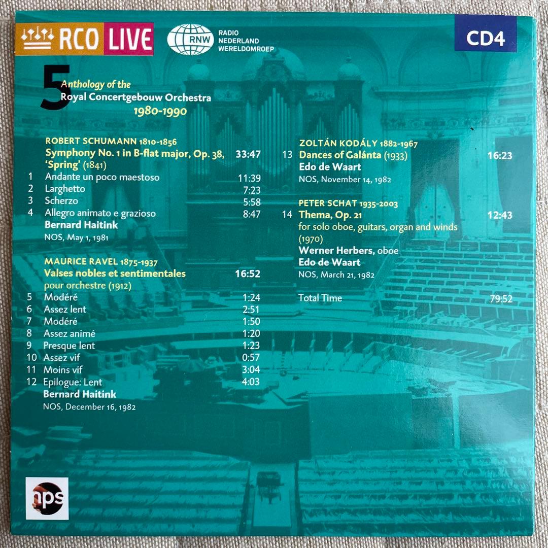 RCO LIVE 14CDコンセルトヘボウ・アンソロジー1980-90ライブ録音