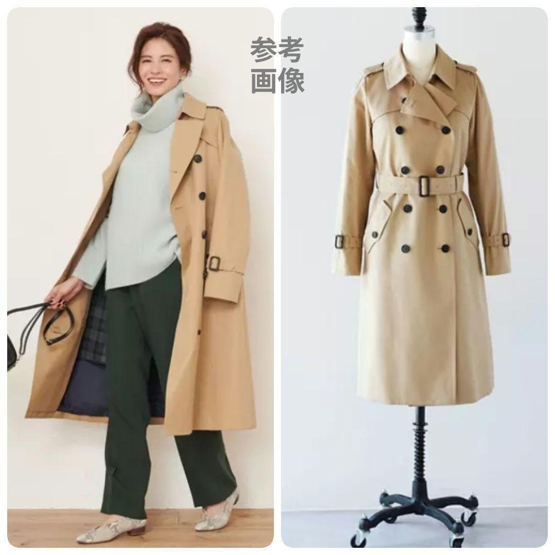 大人気完売【極美品】サンヨー 福田麻琴 コラボ トレンチコート Aラインロング丈