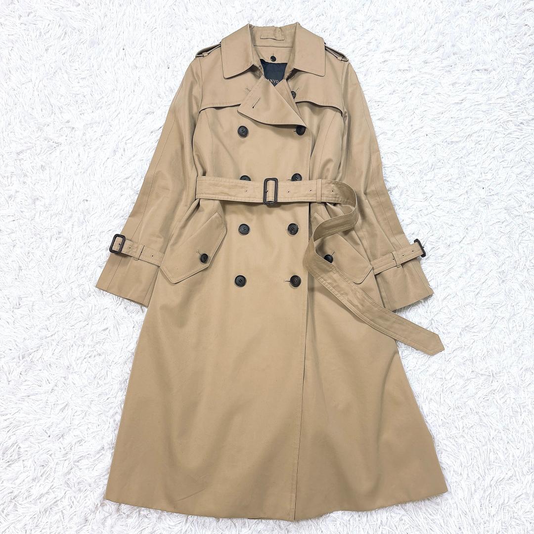 大人気完売【極美品】サンヨー 福田麻琴 コラボ トレンチコート Aラインロング丈