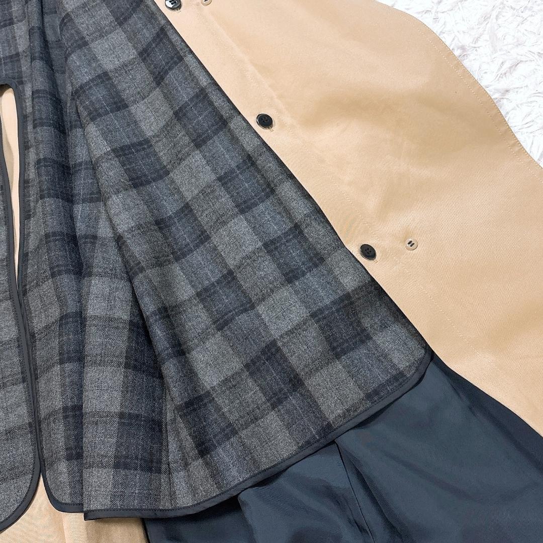 大人気完売【極美品】サンヨー 福田麻琴 コラボ トレンチコート Aラインロング丈