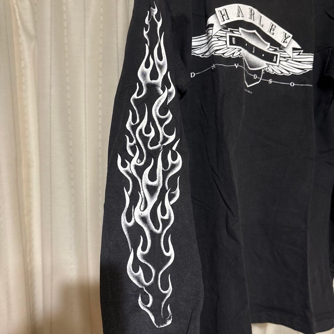 ハーレーダビッドソン 長袖Tシャツ 古着
