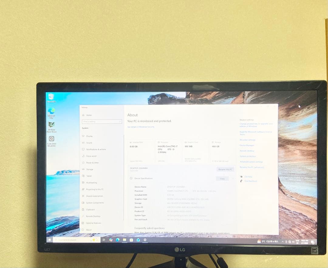 優待価格】DELL Vostro i7-870｜8GB｜9800 GTX+ 1G