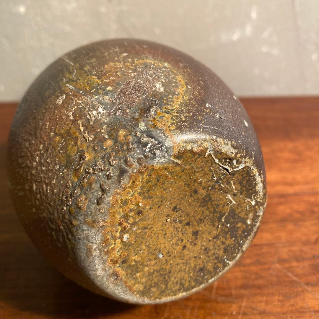 備前焼 瓢箪型徳利 一輪挿し 花器 酒器 骨董品 時代物 インテリア