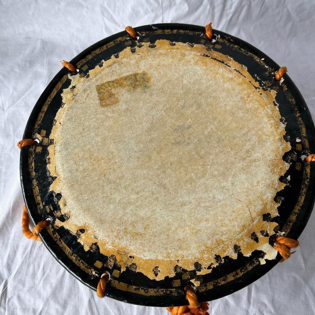ト*ん様 締め太鼓　小太鼓　祭り　屋台　和楽器　和太鼓　締太鼓 直径35cm　小