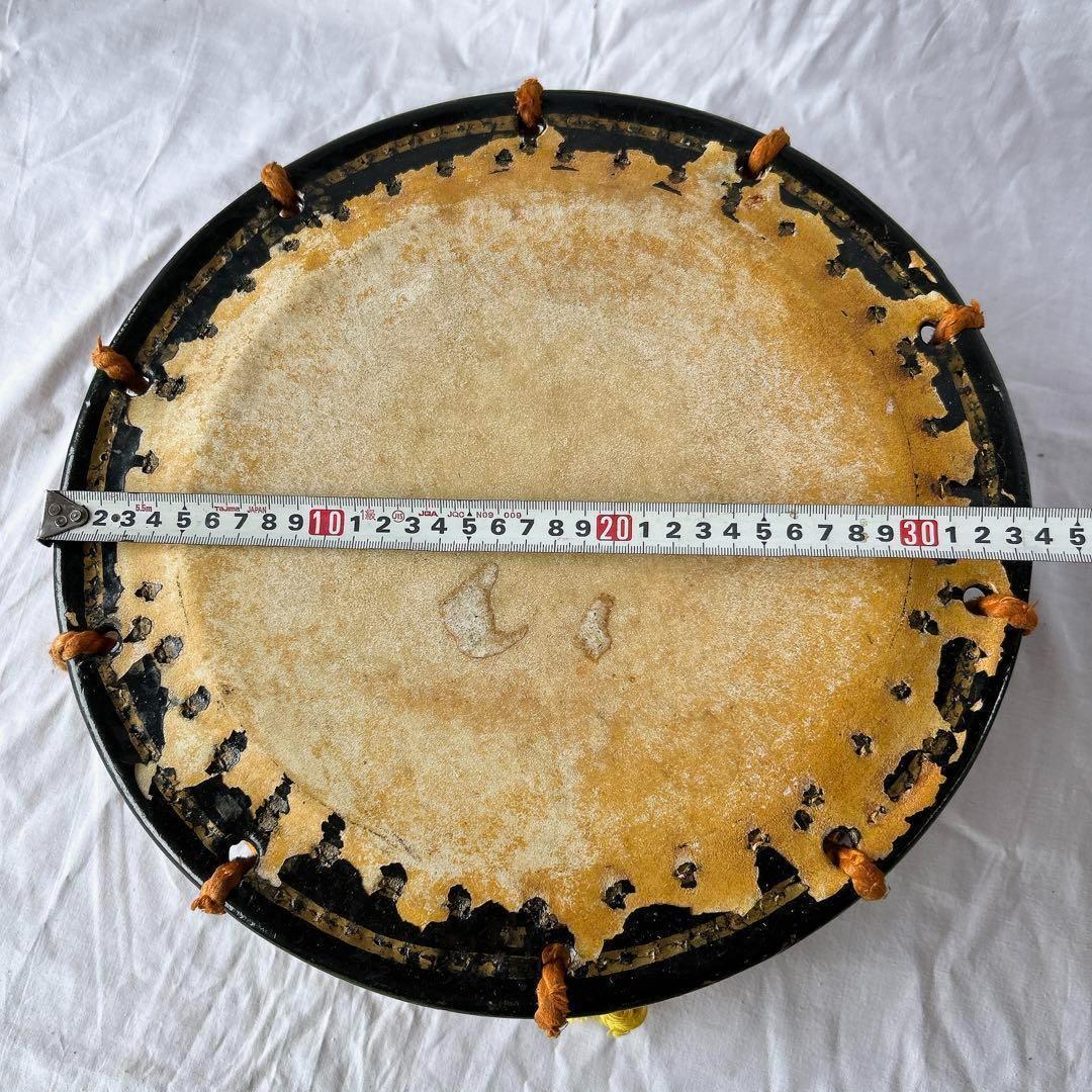 ト*ん様 締め太鼓　小太鼓　祭り　屋台　和楽器　和太鼓　締太鼓 直径35cm　小