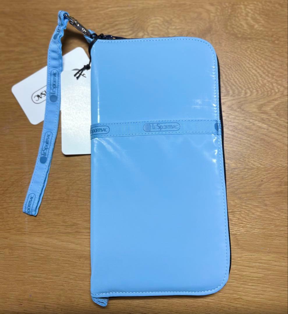LeSportsac MASTER TRAVEL WALLET 水色