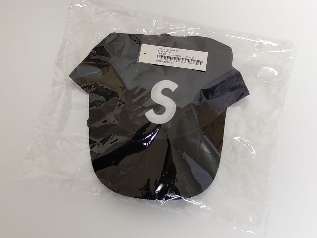 極美品　SS24　Supreme　2-Tone　S Logo　6-Panel　黒