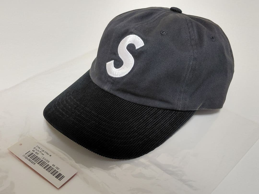 極美品　SS24　Supreme　2-Tone　S Logo　6-Panel　黒