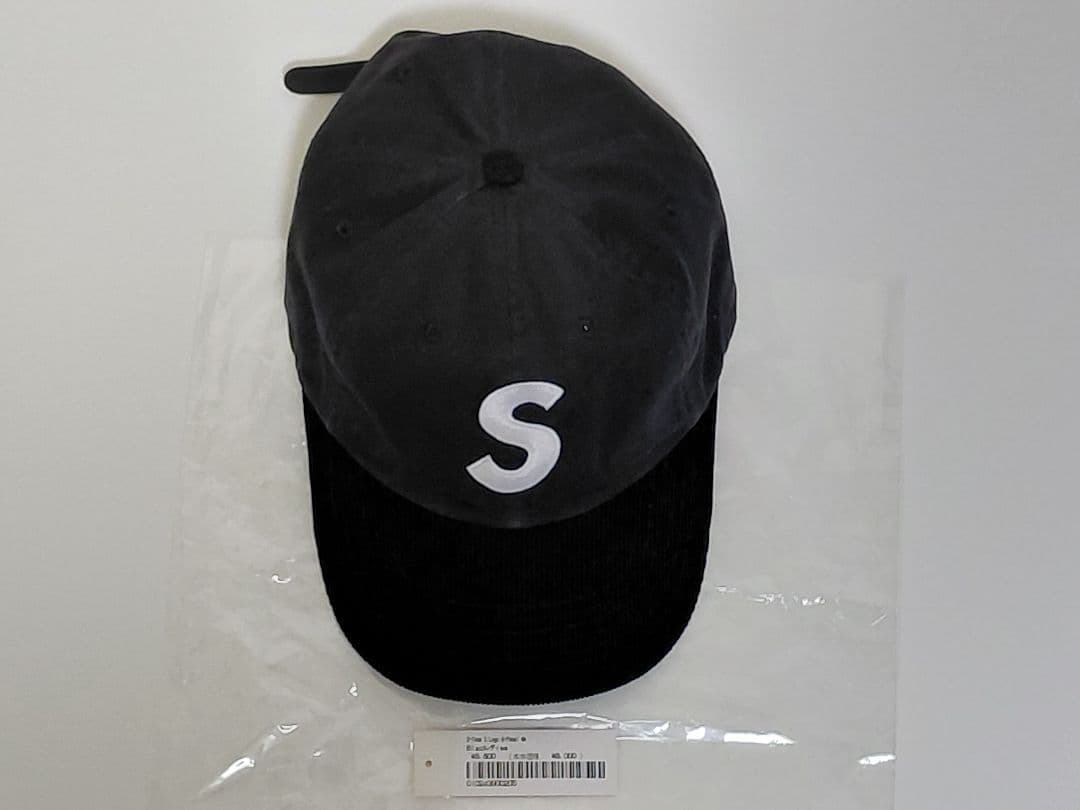 極美品　SS24　Supreme　2-Tone　S Logo　6-Panel　黒