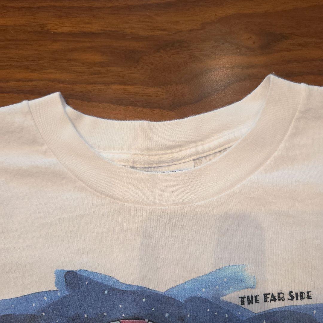 80s THE FAR SIDE Tシャツ クリスマス　L ヴィンテージ
