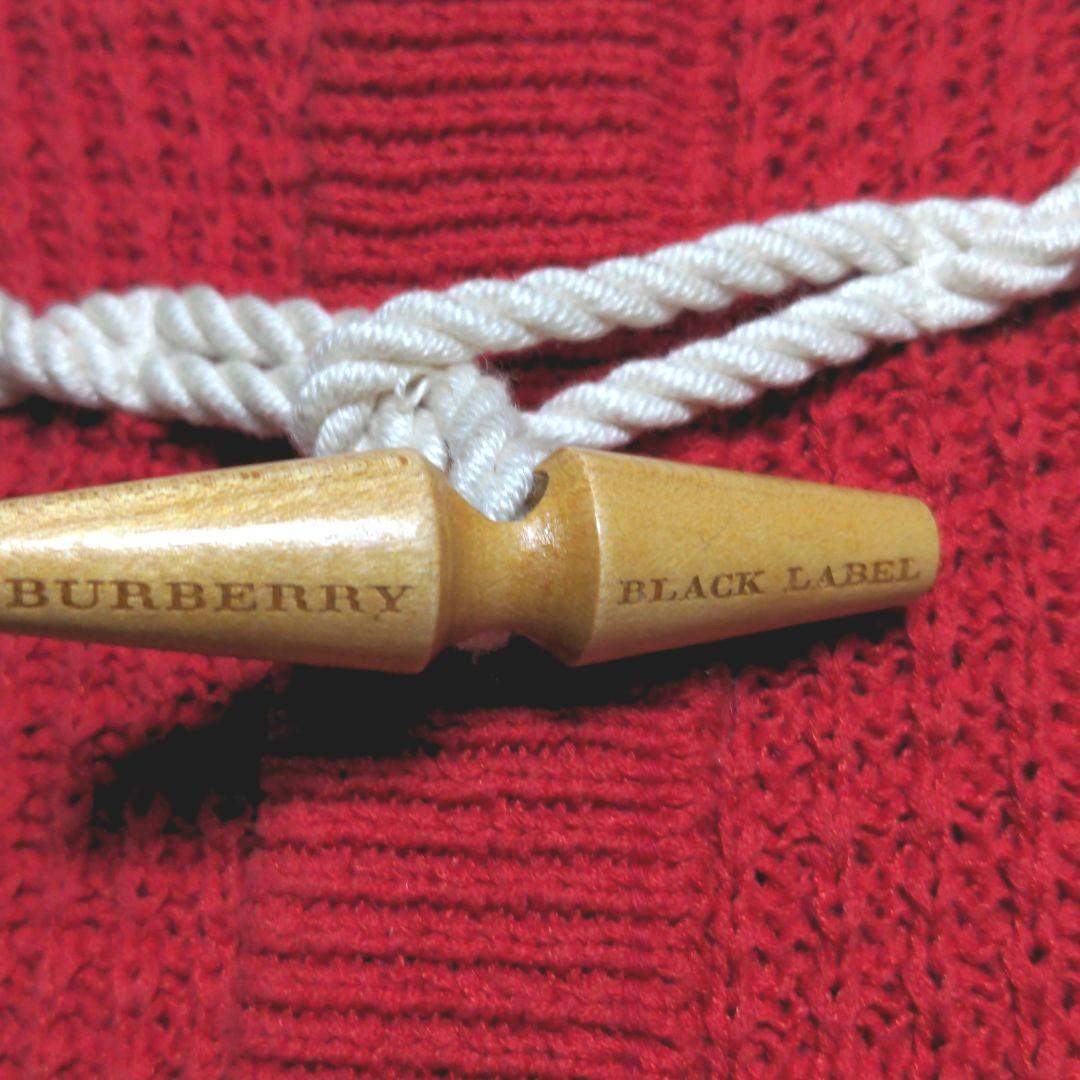 ao25. BURBERRY フーディダッフルコート 赤 メンズSサイズ