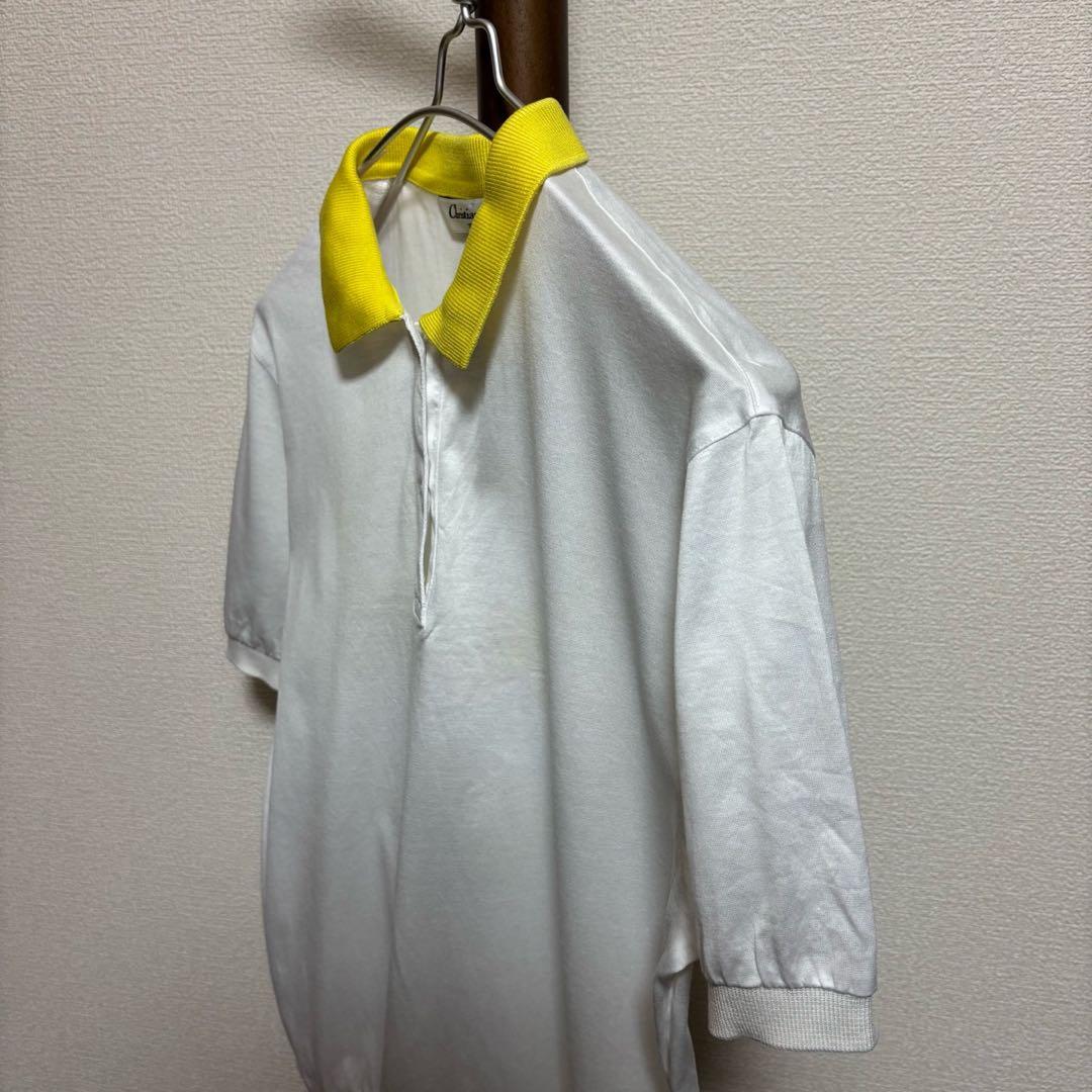 クリスチャンディオール スポーツ ポロシャツ 半袖 白 vintage 90s