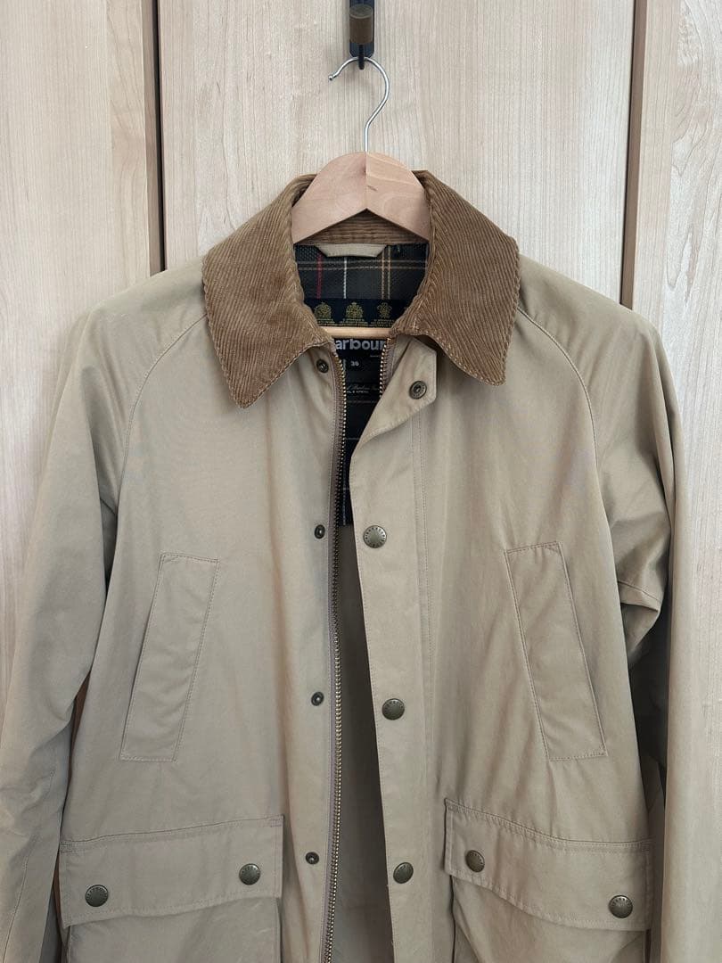 【美品】Barbour Bedale SL ピーチスキン