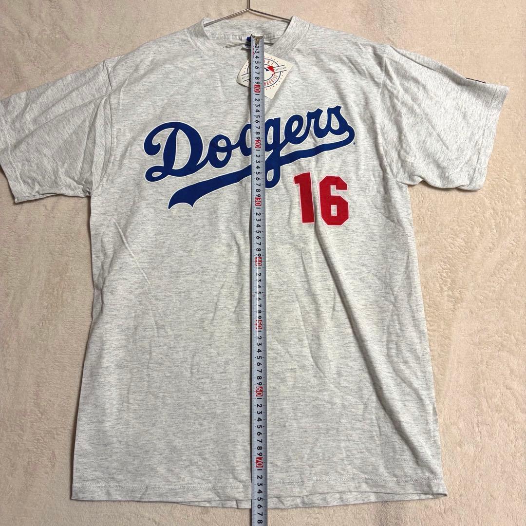 【レア品タグ付】STARTER Dodgers 野茂英雄 16 TシャツUSA製