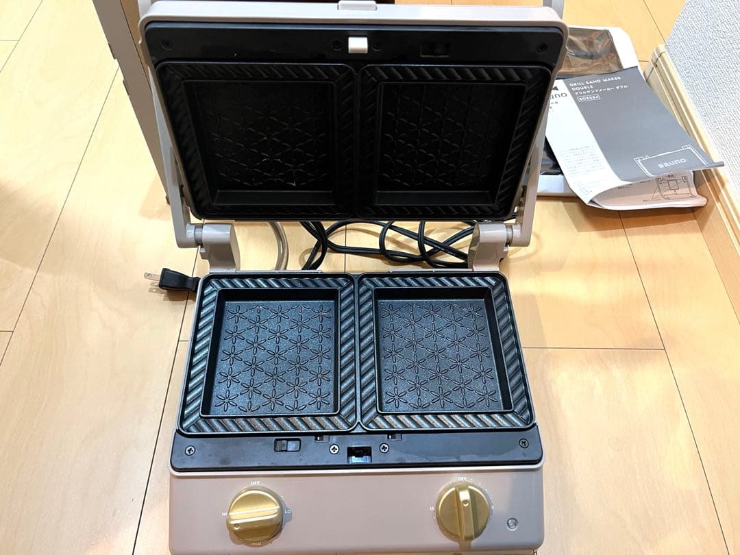 BRUNO グリルサンドメーカーダブル GRILL SAND MAKER