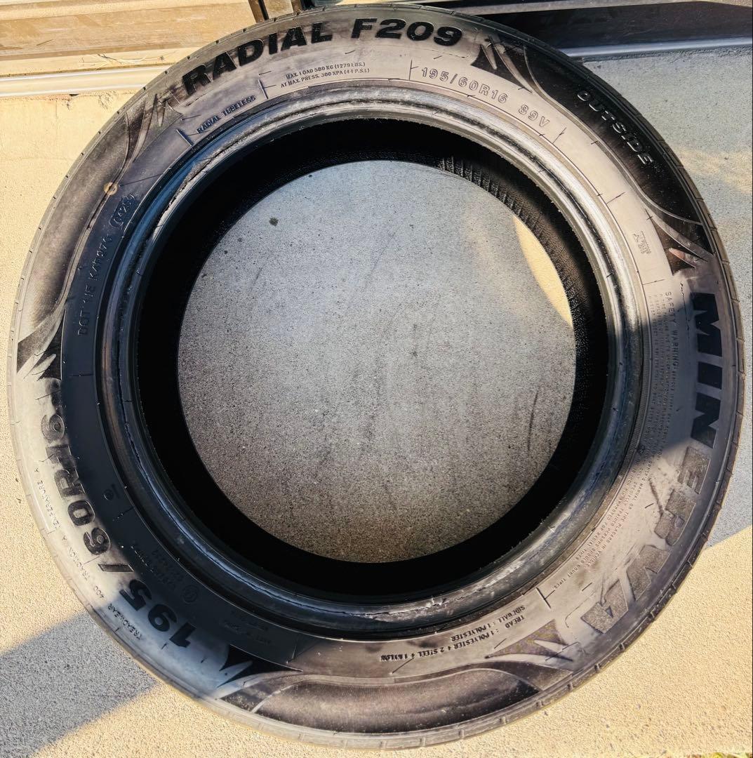 ミネルバ ラジアル F209 195/60R16 2025年製