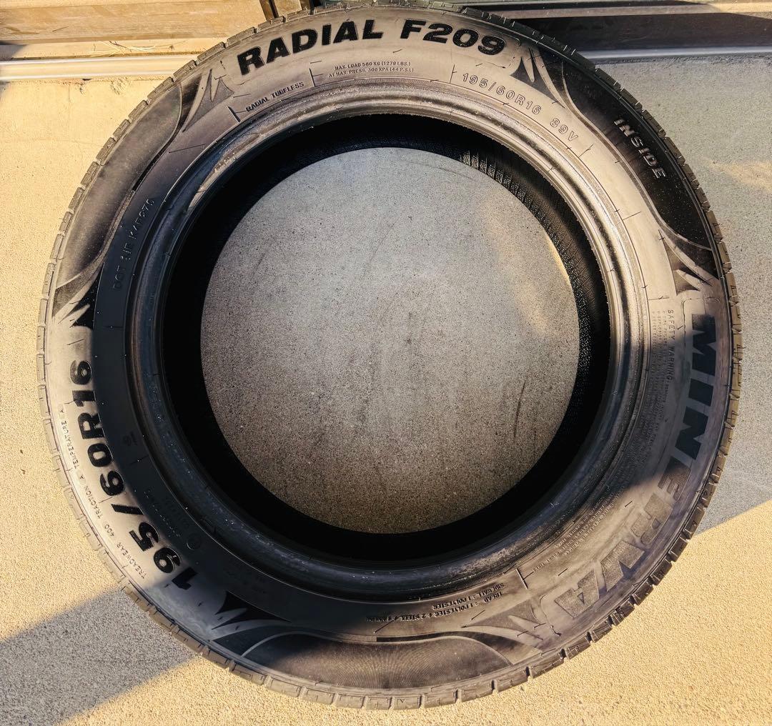 ミネルバ ラジアル F209 195/60R16 2025年製