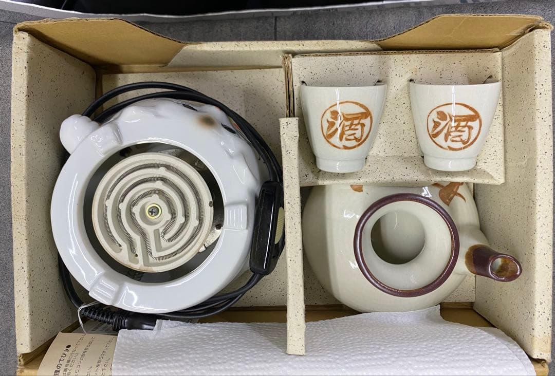 セトクラフト　電気コンロ　招き猫　あったかいね　昭和レトロ　VD63