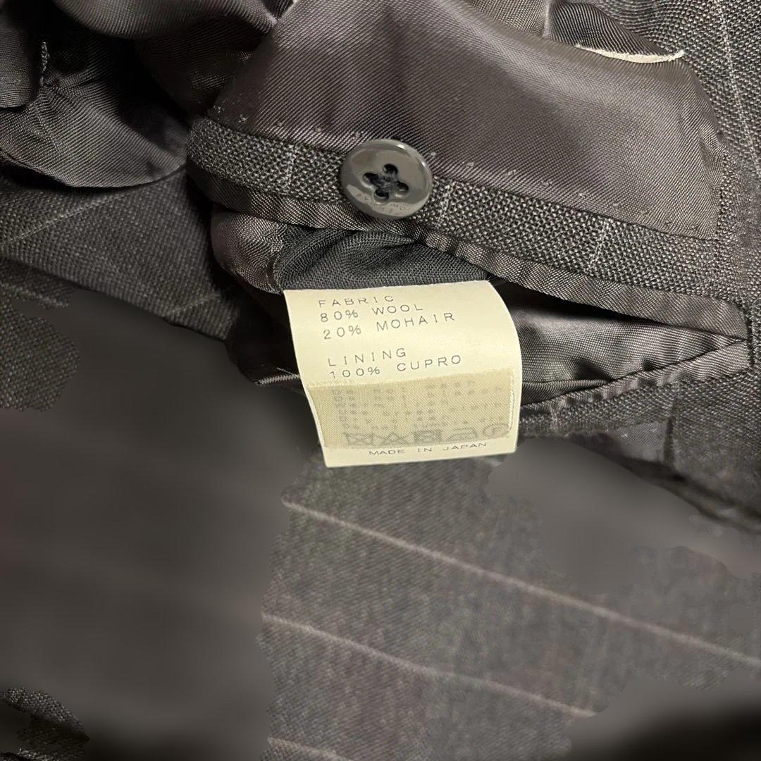 RING JACKET ✖️guji ダークグレー ストライプ スーツ50
