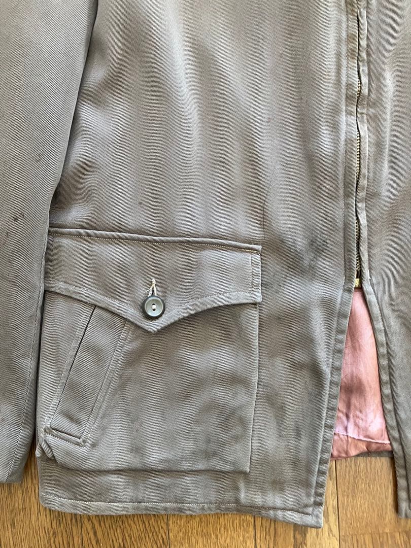 ジャケット・アウター 40s vintage rayon gabardine jacket