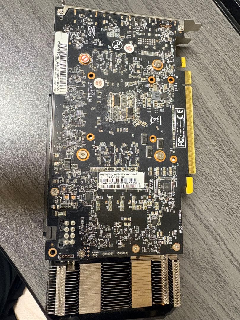 ★動作品　Palit GeForce RTX 2070 ベンチマーク有り★