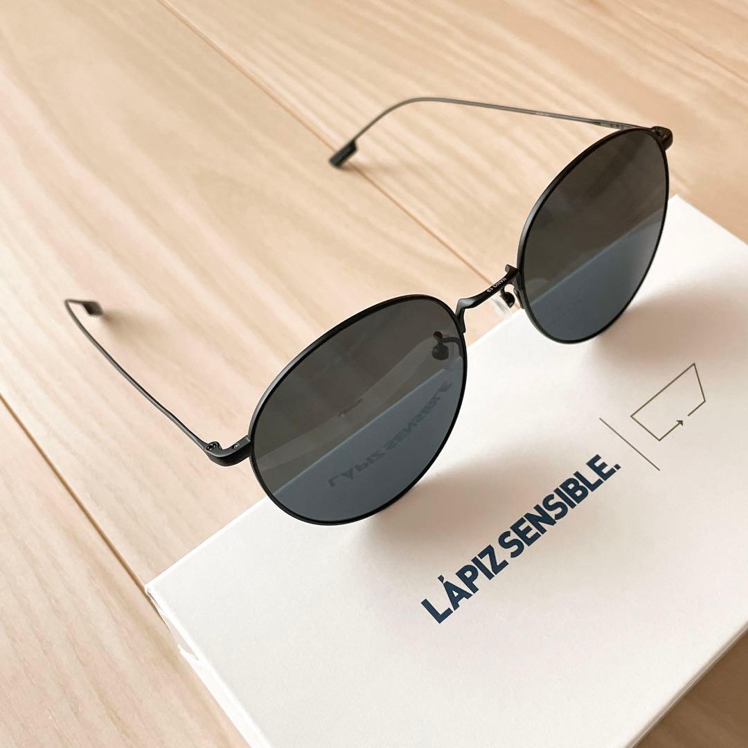 【美品】LAPIZ SENSIBLE NANO 13 黒 サングラス 韓国