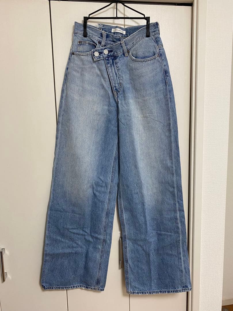 moussy マウジー　CROSS WAIST WIDE STRAIGHT 1