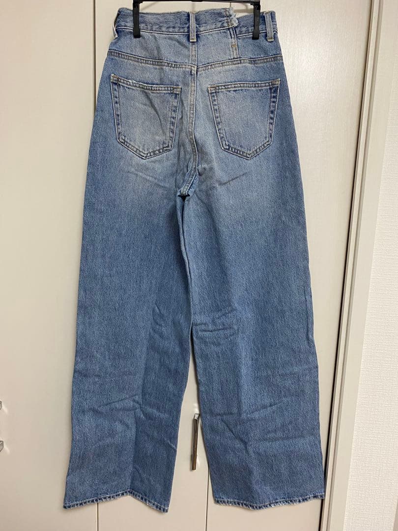 moussy マウジー　CROSS WAIST WIDE STRAIGHT 1