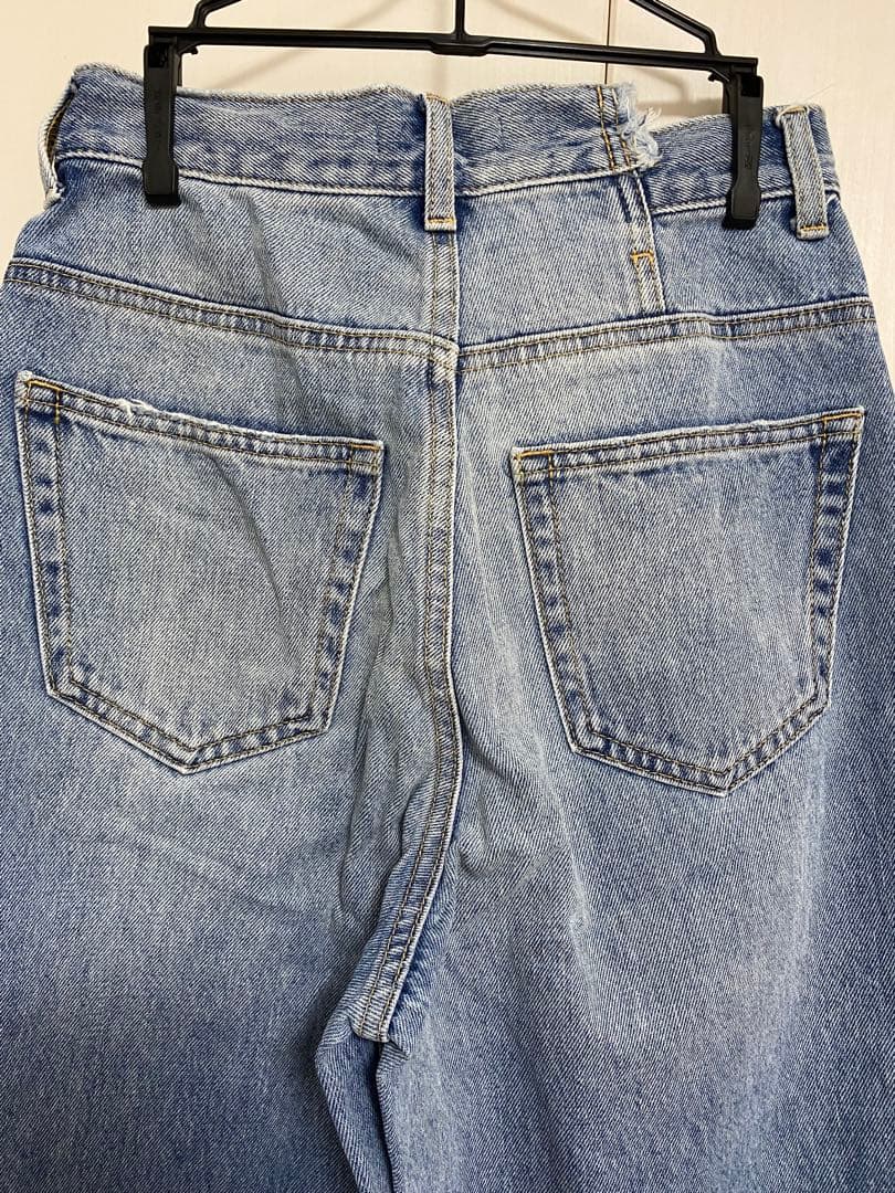 moussy マウジー　CROSS WAIST WIDE STRAIGHT 1