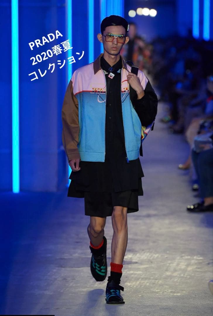 PRADAプラダ カラーブロック TシャツSサイズ2020春夏コレクション