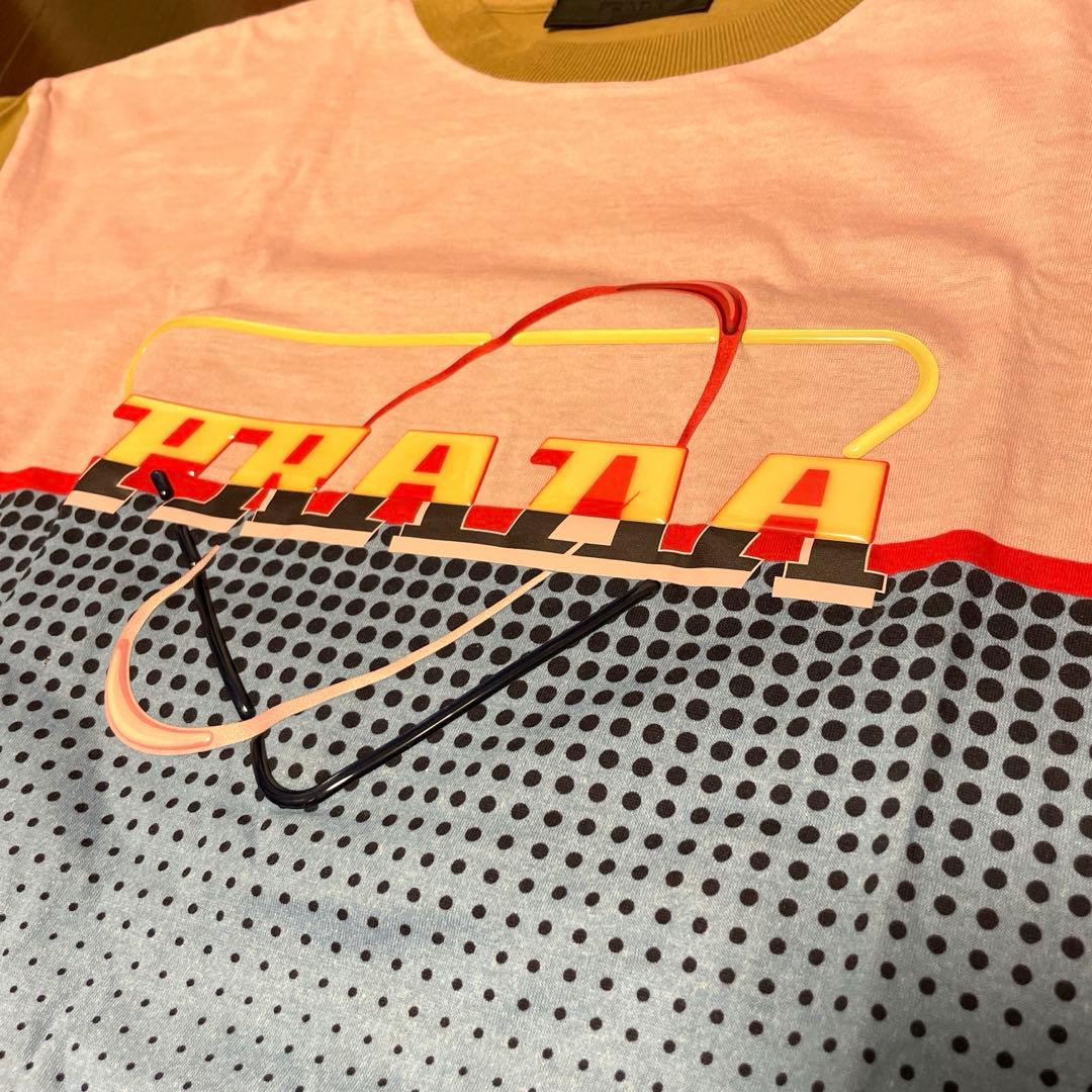 PRADAプラダ カラーブロック TシャツSサイズ2020春夏コレクション