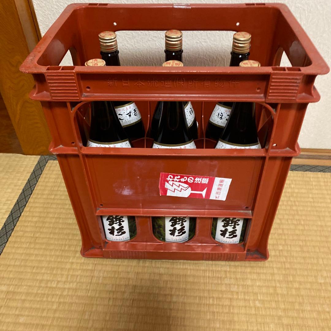 ほこすぎ　日本酒 1800 ml 6本入り　ケース付き