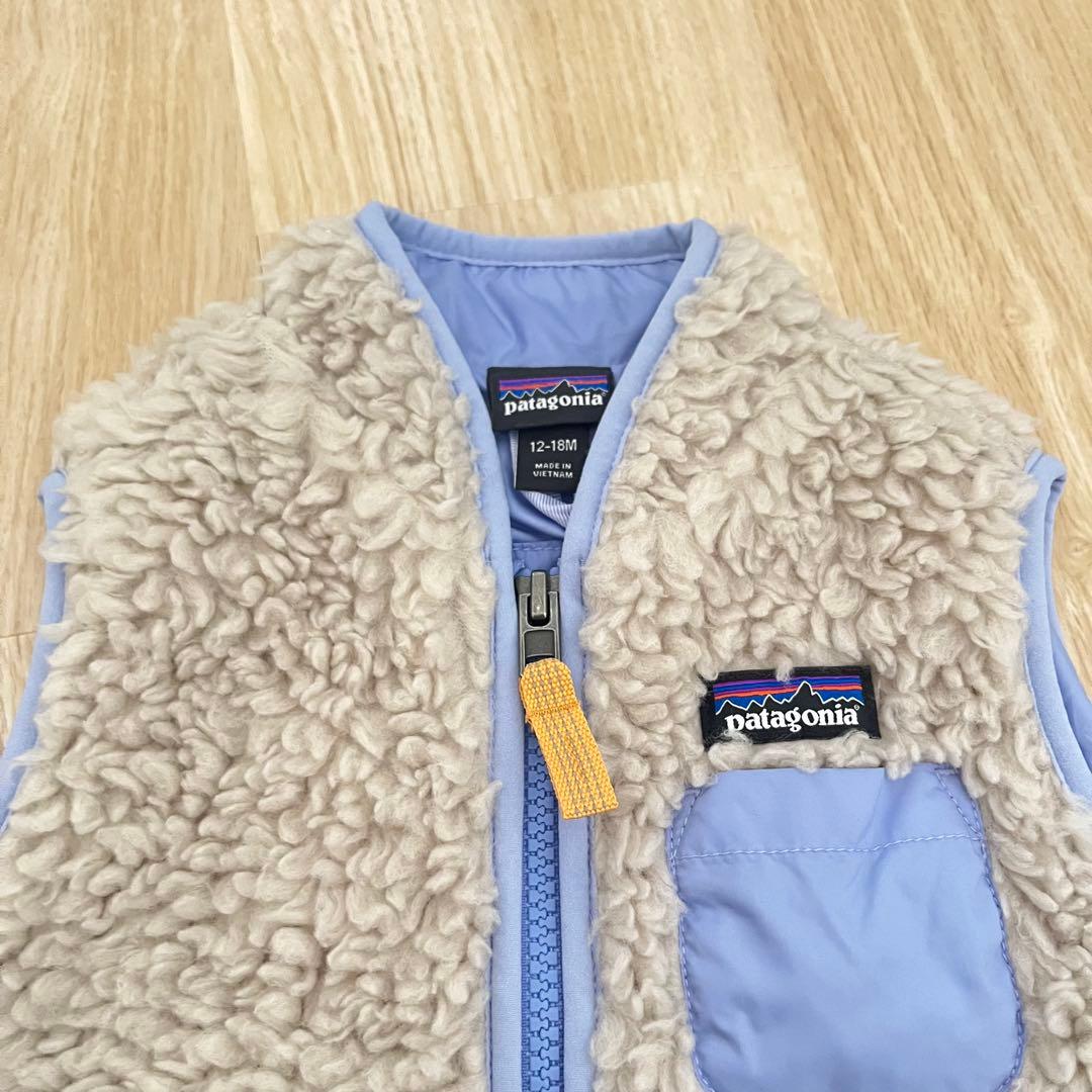 美品PATAGONIA|パタゴニアBABY VEST/ベビーベスト12-18M